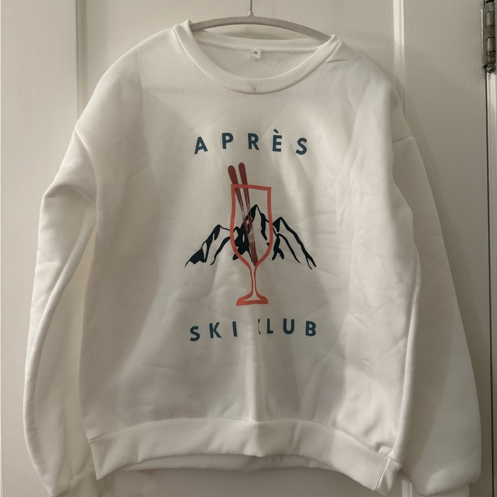 Après Ski Club White Sweatshirt